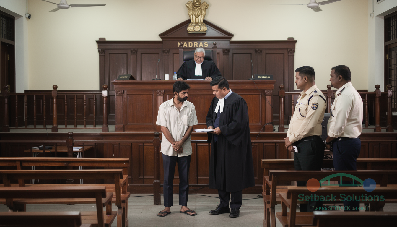 Pillion Rider Fails to Get Bail After 5th Attempt in Massive Drug Recovery Case — Madras HC